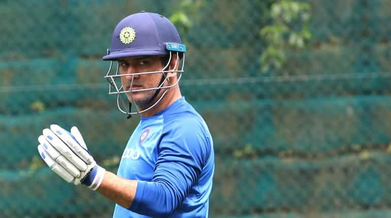 MS Dhoni spotted at nets after missing out third ODI against New Zealand MS Dhoni spotted at nets after missing out third ODI against New Zealand