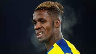Palace forward Wilfried Zaha apologises for red card against Southampton