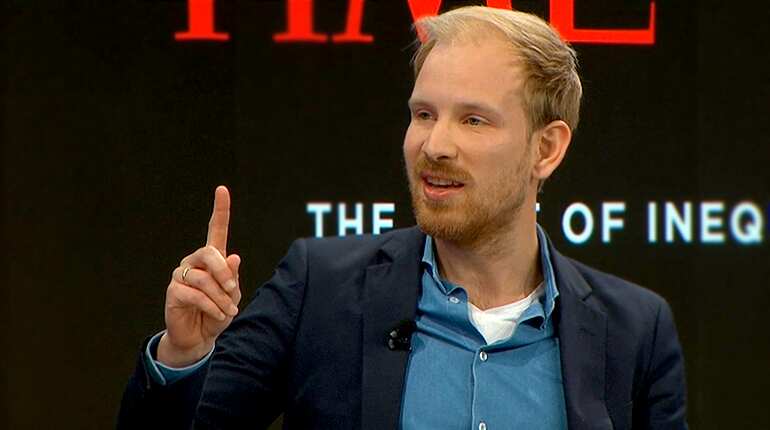 Taxes, taxes, taxes - historian challenges Davos on inequality