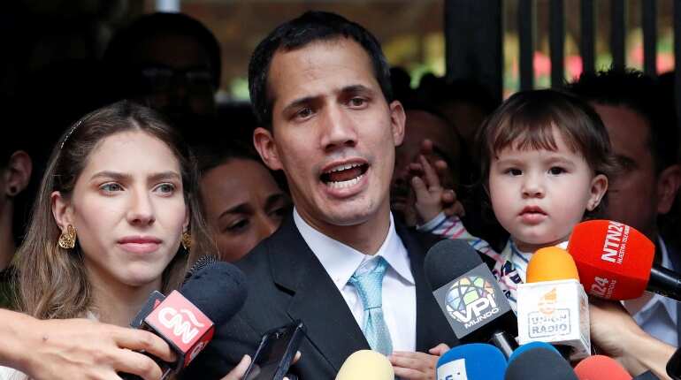Venezuela's Guaido arrives in Brazil to meet with president