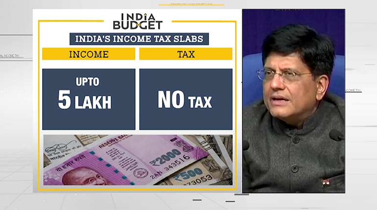 Tax rebate for income upto Rs 5 lakh, no change in slabs