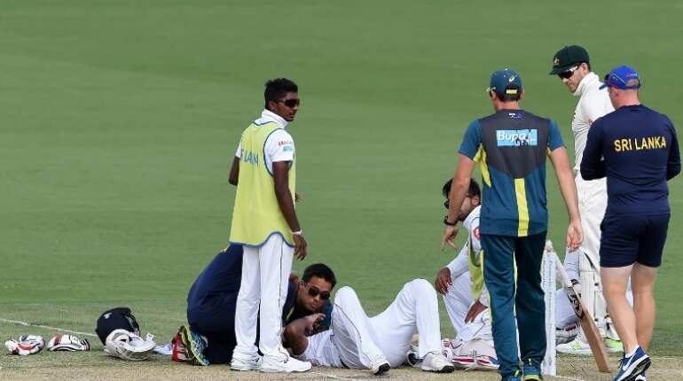 Pat Cummins relieved as Sri Lanka's Karunaratne 'in no danger' after bouncer hit Pat Cummins relieved as Sri Lanka's Karunaratne 'in no danger' after bouncer hit