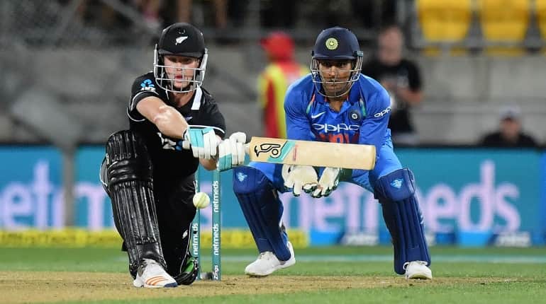 MS Dhoni takes top-scorer James Neesham
