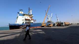 United Nation says rebel pullout from Yemen ports on track