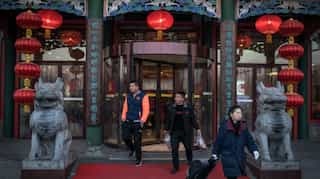 All quiet in Beijing on eve of Chinese New Year
