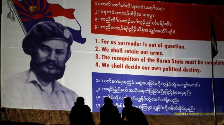 Parade and dances as Myanmar's Karen rebels mark 70th anniversary of struggle Parade and dances as Myanmar's Karen rebels mark 70th anniversary of struggle