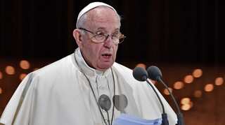 Pope pays tribute journalists killed; says press freedom vital