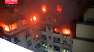Building catches fire in Paris; death toll rises to 8, several injured