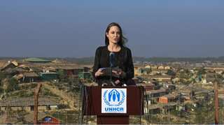 Angelina Jolie demands 'genuine commitment' from Myanmar to ending anti-Rohingya violence