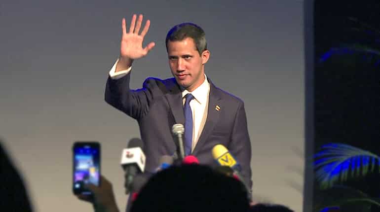 Juan Guaido warns Venezuelan military not to block humanitarian aid