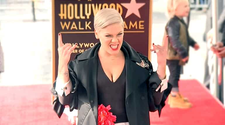 Grammy-winning artist Pink now gets her own star at Hollywood Walk of Fame Grammy-winning artist Pink now gets her own star at Hollywood Walk of Fame