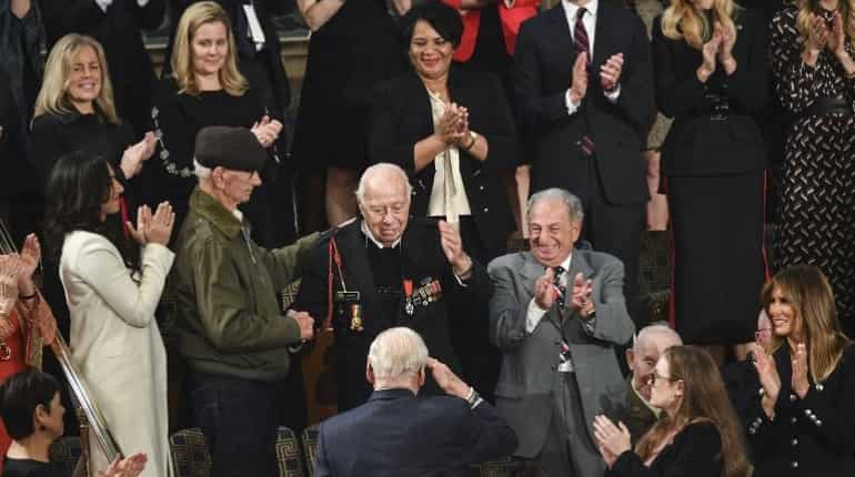WW-II veteran Herman Zeitchik at State of the Union
