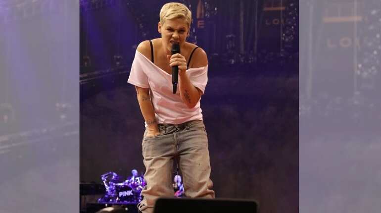 Pop star Pink to be honoured at London's BRIT Awards