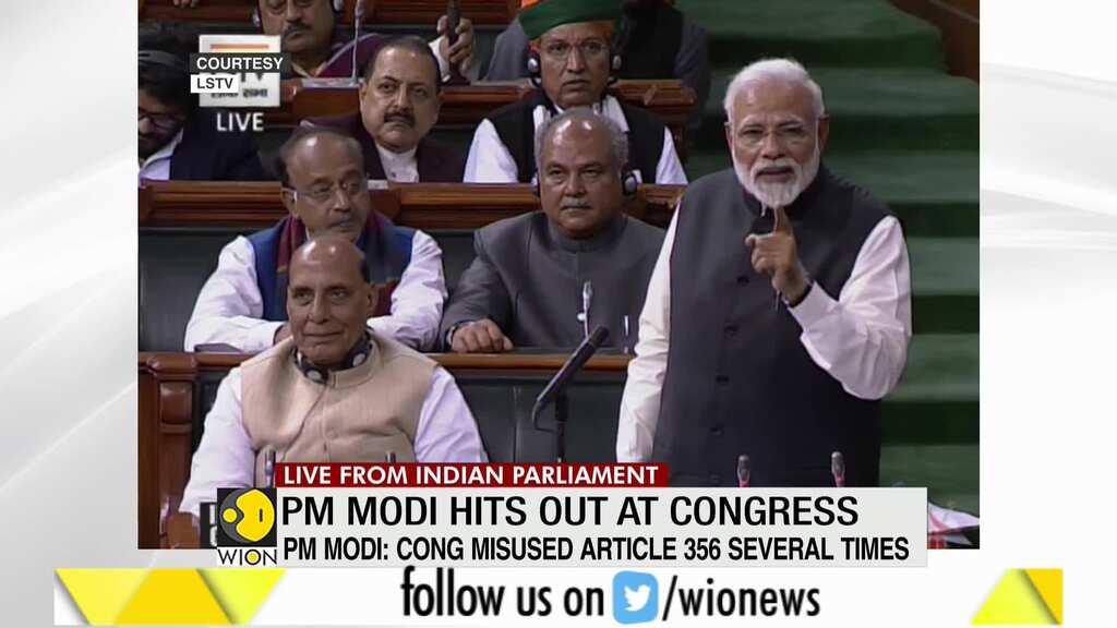 'Our 55-month old government is dedicated to the country': PM Modi in Lok Sabha