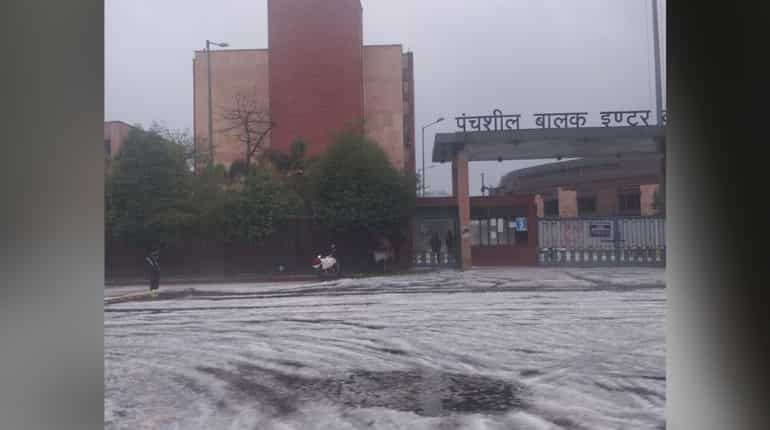 Hailstorm in Delhi-NCR