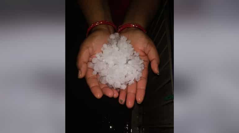 Hailstorm in Delhi-NCR