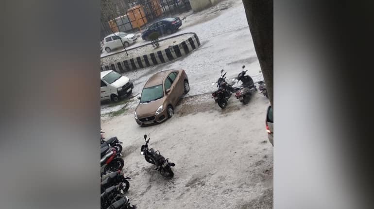 Hailstorm in Delhi-NCR