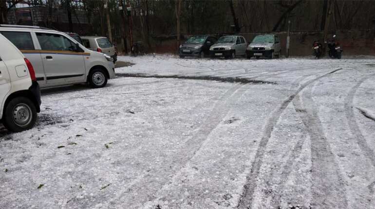 Hailstorm in Delhi-NCR