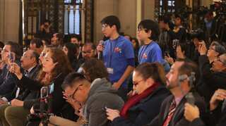 We all have to take care, Mexico President tells cub reporters on 40,000 disappearances