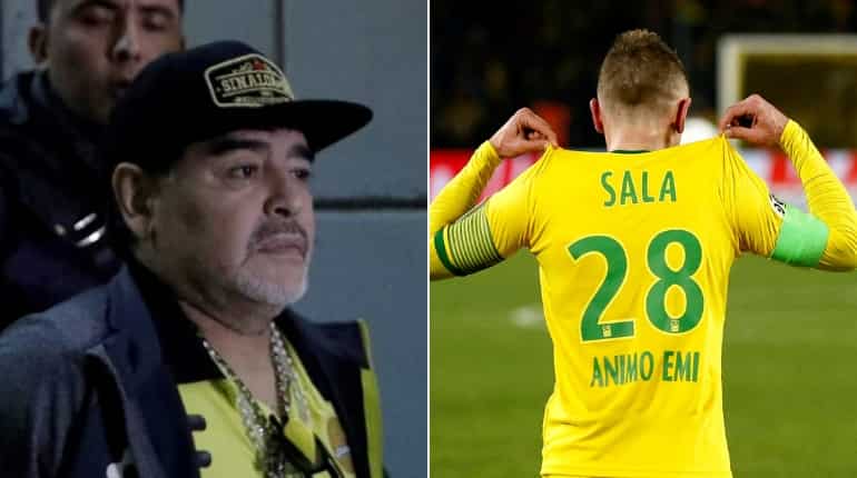 Diego Maradona, Gabriel Batistuta lead tributes after Sala's body identified Diego Maradona, Gabriel Batistuta lead tributes after Sala's body identified