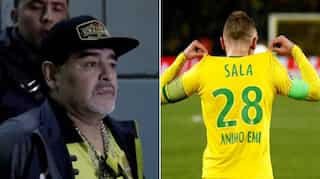 Diego Maradona, Gabriel Batistuta lead tributes after Sala's body identified