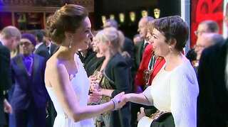 Duke and Duchess of Cambridge congratulate BAFTA winners