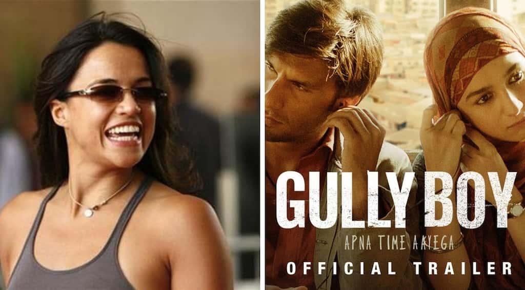 'Gully Boy' is a hit among celebs as 'Fast & Furious' star Michelle Rodriguez calls it 'beautiful'