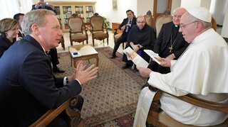 Pope Francis, Microsoft chief Brad Smith discuss ethics of artificial intelligence