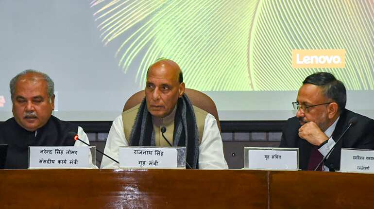 Pulwama attack: All-party meet chaired by Rajnath Singh strongly condemns 'dastardly terror act' Pulwama attack: All-party meet chaired by Rajnath Singh strongly condemns 'dastardly terror act'
