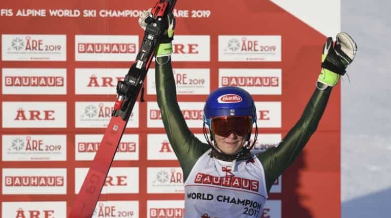Mikaela Shiffrin wins record fourth straight world slalom title Mikaela Shiffrin wins record fourth straight world slalom title