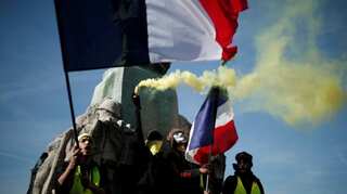 French police clash with yellow vests protesters in Strasbourg