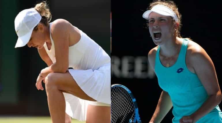 Belgium's Mertens shrugs off back pain to beat Simona Halep for Qatar Open title