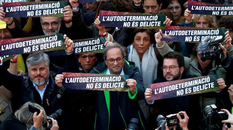 'Self-determination is not a crime'