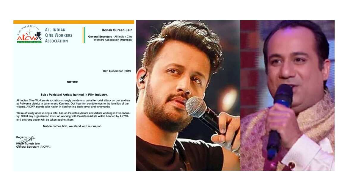 Post-Pulwama attack, All Indian Cine Workers Association announces ban on Pakistani artists