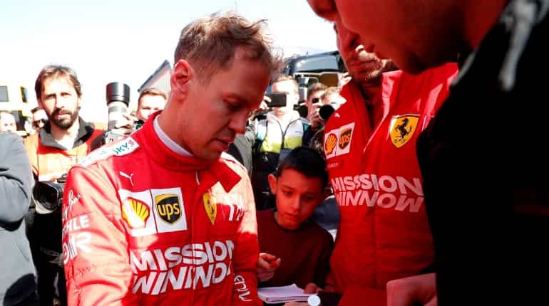 Sebastian Vettel gets Ferrari off to strong start in F1 testing Sebastian Vettel gets Ferrari off to strong start in F1 testing