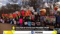 Protests against Donald Trump across US on Presidents Day