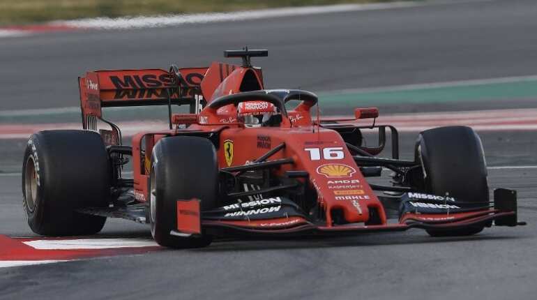 Charles Leclerc keeps Ferrari on top in testing