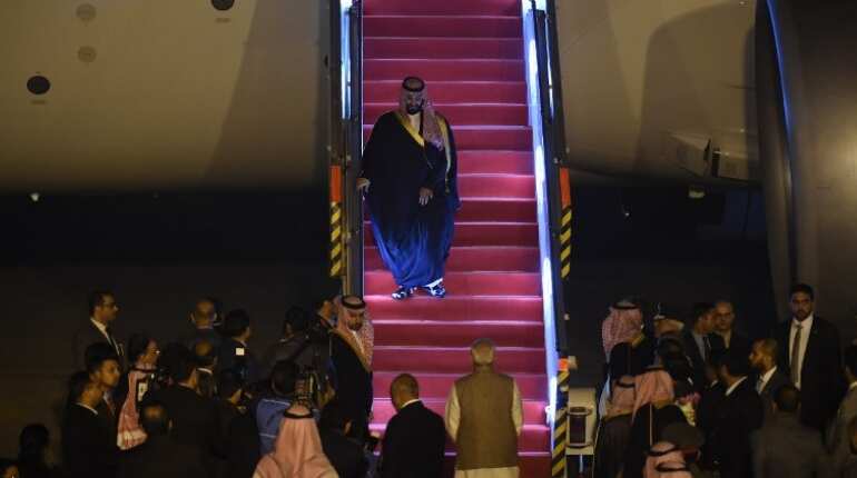 Saudi Arabia's Crown Prince Mohammed bin Salman arrives in India on two-day visit Saudi Arabia's Crown Prince Mohammed bin Salman arrives in India on two-day visit