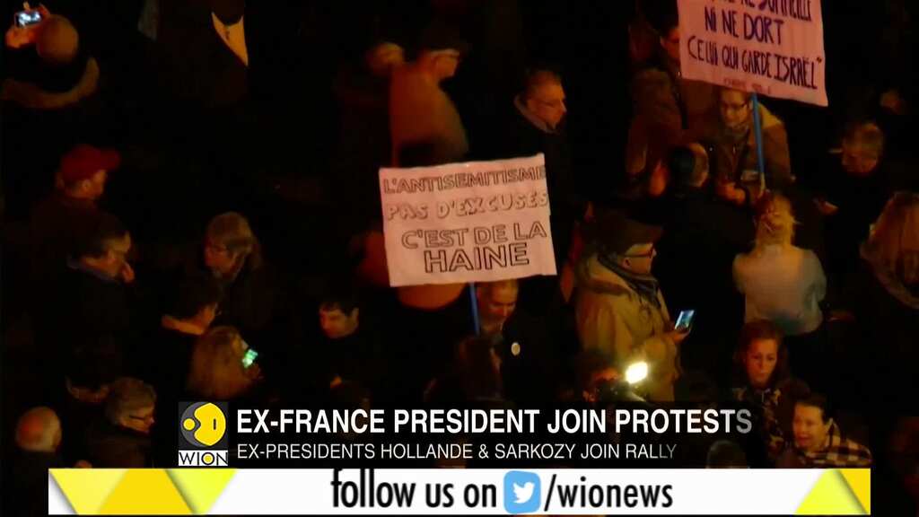 Thousands protest against anti-Semitism in France