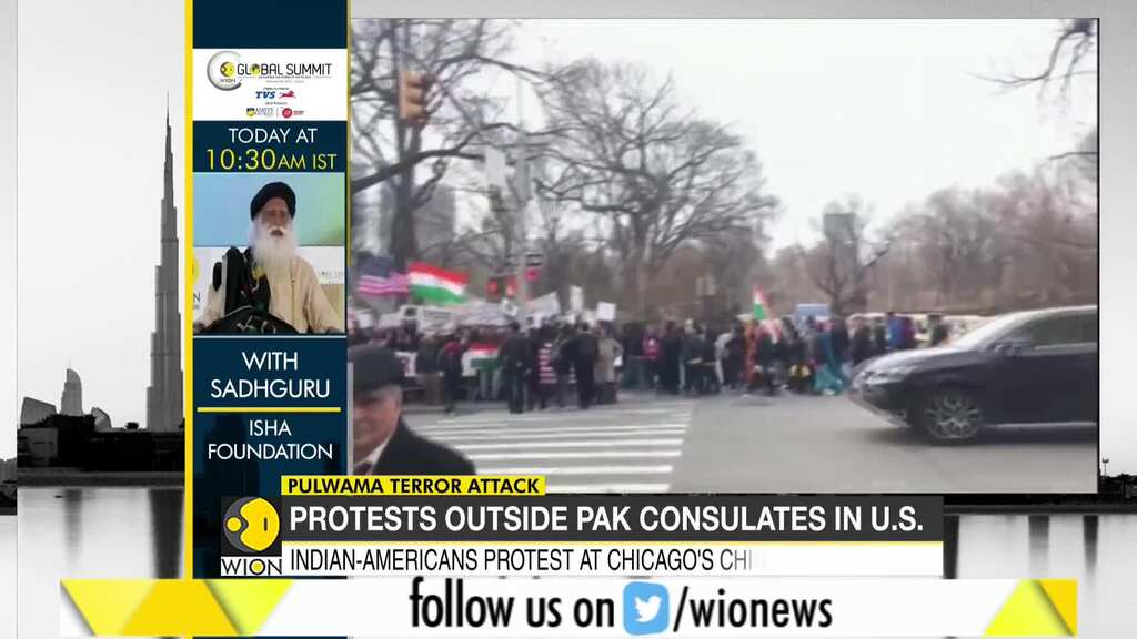 Pulwama attack: Indian-Americans protest in New York, raise 'Pakistan Murdabad' slogans