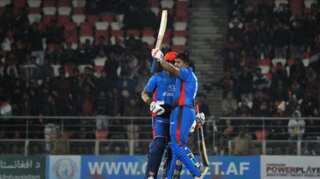 Afghanistan hit world record T20 score as Hazratullah Zazai demolishes Ireland bowlers