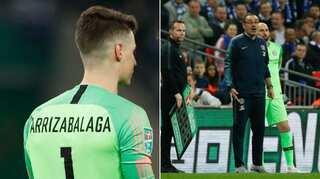 Watch: Chelsea goalkeeper Kepa Arrizabalaga ignores coach Maurizio Sarri's decision to be subbed
