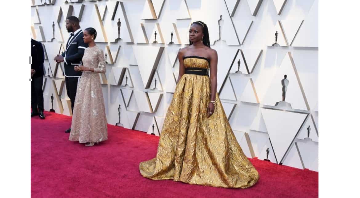 Letitia Wright (L) and Danai Gurira