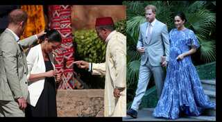 In pics: Prince Harry, pregnant Meghan Markle look glam on their recent visit to Morocco