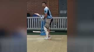 Watch: Steve Smith 'feeling good' as he is back in nets after elbow surgery