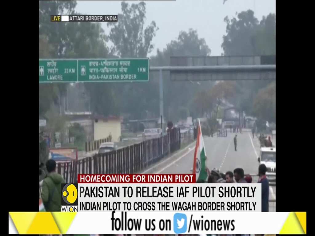 Indian pilot to cross Wagah border shortly