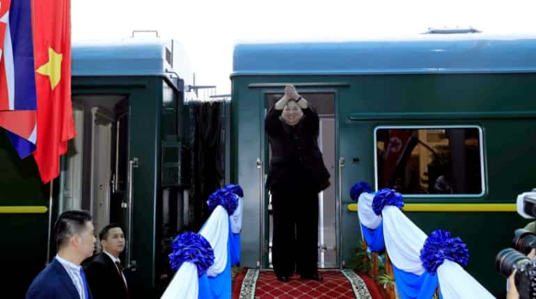 North Korea leader Kim Jong Un leaves for Pyongyang after Vietnamese state visit North Korea leader Kim Jong Un leaves for Pyongyang after Vietnamese state visit