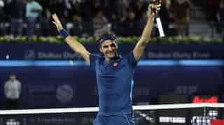 Dubai Championships: Roger Federer beats Stefanos Tsitsipas to win 100th career title
