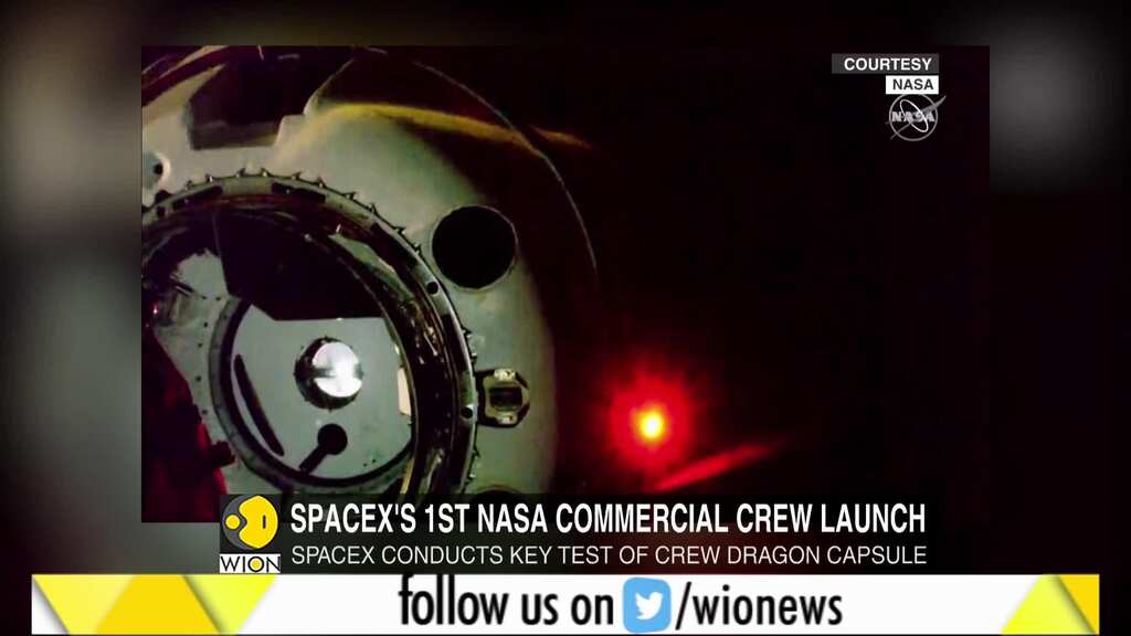 SpaceX docks first commercial spaceship for astronauts to the International Space Station