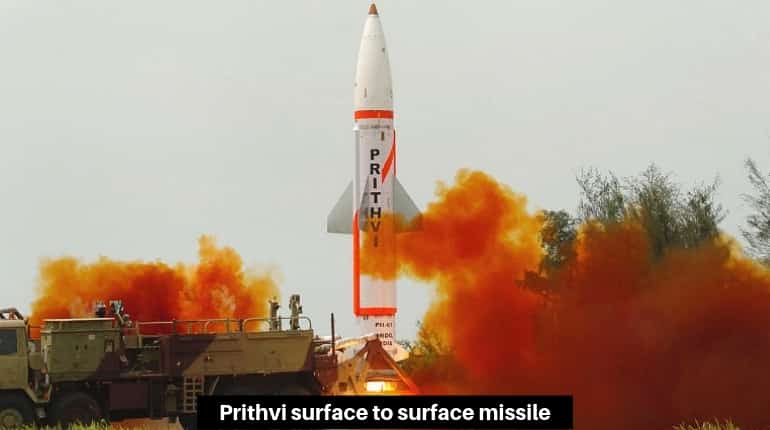 India's Prithvi surface-to-surface missile